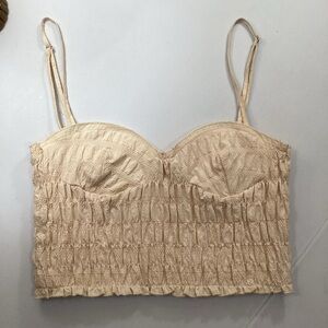 Zara Plaid Corset Style Plaid Crop Top